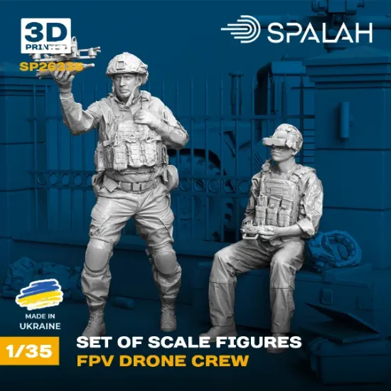 Picture of 1/35 Set of figures "FPV drone crew". - Spalah Models SP26335