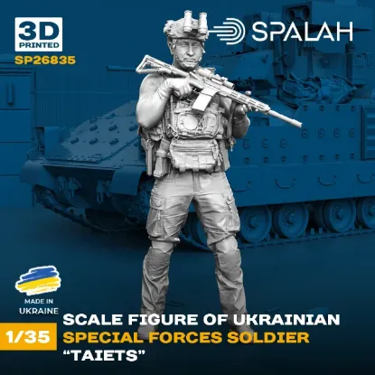 Picture of 1/35 Figure "Ukrainian special forces soldier "Taiets". - Spalah Models SP26835