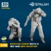 Picture of 1/35 Set of model and figures "Mortar crew with a 120-mm 2B11 mortar". - Spalah Models SP27235