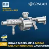 Picture of 1/35 Set of scale models "M32A1 Milkor grenade launchers", (5 pcs.). - Spalah Models SP27335
