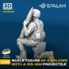 Picture of 1/35 Figure "Soldier with 105 mm projectile". - Spalah Models SP28535