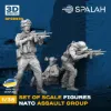 Picture of 1/35 Set of figures "NATO assault group" - Spalah Models SP28935