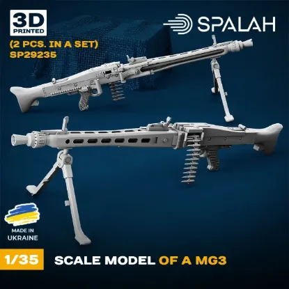 Picture of 1/35 Set of scale models "MG3 machine gun", (2 pcs.).  - Spalah Models SP29235