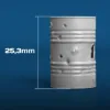Picture of 1/35 Set of scale models "Metal barrels", (4 pcs.). - Spalah Models SP29435
