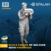 Picture of 1/35 Figure "Soldier with firewood". - Spalah Models SP30835