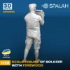 Picture of 1/35 Figure "Soldier with firewood". - Spalah Models SP30835