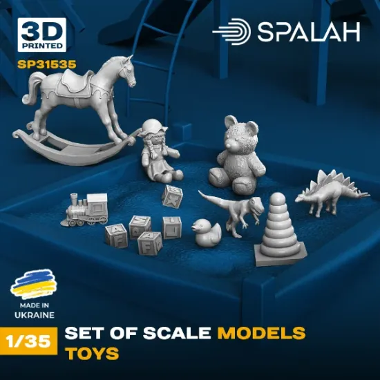 Picture of 1/35 Set of scale models "Toys". - Spalah Models SP31535
