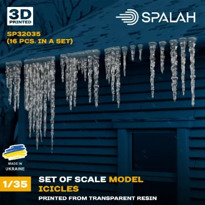 Picture of 1/35 Set of scale models "Icicles". - Spalah Models SP32035