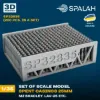Picture of 1/35 Set of scale model "Spent casings 25mm (M2 Bradley, LAV-25)", (260 pcs.). - Spalah Models SP32835