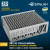 Picture of 1/35 Set of scale model "Spent casings 30mm (BMP-2, BMD-2, 2K22)", (246 pcs.) - Spalah Models SP32935