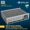 Picture of 1/35 Set of scale model "Spent casings 14.5mm (BTR-60/70/80, BRDM-2)", (295 pcs.). - Spalah Models SP33035