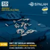 Picture of 1/35 Set of scale model "Spent casings 40mm (CV90, BOFORS L70, K21)", (120 pcs.). - Spalah Models SP33135