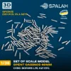 Picture of 1/35 Set of scale model "Spent casings 40mm (CV90, BOFORS L70, K21)", (120 pcs.). - Spalah Models SP33135