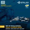 Picture of 1/35 Set of scale model "Spent casings 35mm (Gepard, Oerlikon GDF 005/007)", (167 pcs.). - Spalah Models SP33235