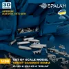 Picture of 1/35 Scale model set "Spent casings 23mm (ZU-23-2, ZSU-23-4)", (148 pcs.). - Spalah Models SP33335