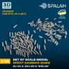 Picture of 1/35 Scale model set "Spent casings 23mm (ZU-23-2, ZSU-23-4)", (148 pcs.). - Spalah Models SP33335
