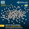 Picture of 1/35 Set of scale model "Spent casings 40mm (MK19 grenade launcher)", (158 pcs.). - Spalah Models SP33535