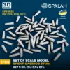 Picture of 1/35 Set of scale model "Spent casings 57mm (AZP S-60, ZSU-57-2)", (60 pcs.). - Spalah Models SP33635