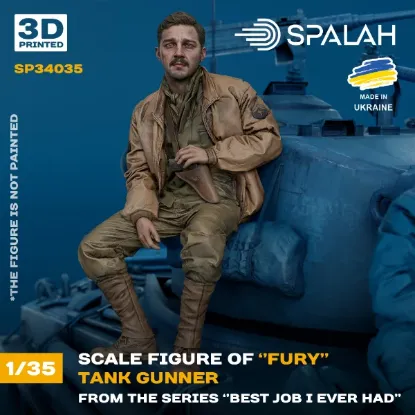 Picture of 1/35 Figure "Tank gunner of "Fury" from the series "Best job i ever had". - Spalah Models SP34035