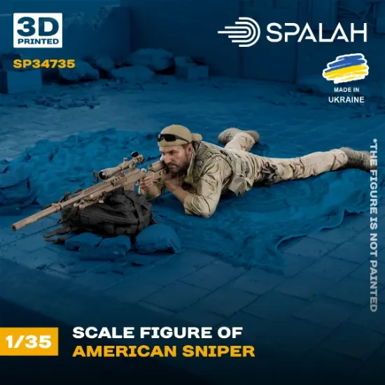 Picture of 1/35 Figure "American Sniper". - Spalah Models SP34735