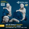 Picture of 1/35 Set of figures "Modern tank crew for families T-64, T-72, T-80, T-90", (3 шт.). - Spalah Models SP34935