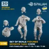 Picture of 1/35 Set of figures "Modern tank crew for families T-64, T-72, T-80, T-90", (3 шт.). - Spalah Models SP34935