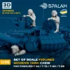 Picture of 1/35 Set of figures "Modern tank crew for families T-64, T-72, T-80, T-90", (3 шт.). - Spalah Models SP34935