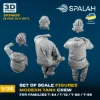 Picture of 1/35 Set of figures "Modern tank crew for families T-64, T-72, T-80, T-90", (3 шт.). - Spalah Models SP34935
