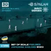 Picture of 1/350 Set of figures "Japanese sailors", (69 pcs.). - Spalah Models SP00553