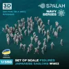 Picture of 1/350 Set of figures "Japanese sailors", (69 pcs.). - Spalah Models SP00553