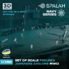 Picture of 1/350 Set of figures "Japanese sailors", (69 pcs.). - Spalah Models SP00553