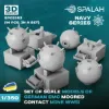 Picture of 1/350 Set of scale models "German EMC moored contact mine WWII", (14 pcs.). - Spalah Models SP02253