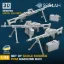 Picture of 1/35 Set of scale models "PKM machine gun", (3 pcs.). - Spalah Models SP20735