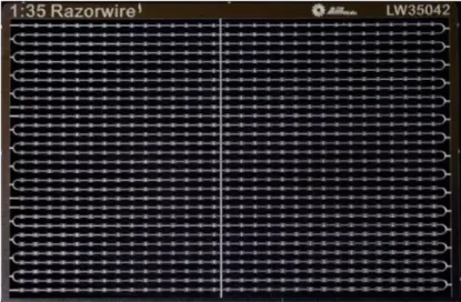 Picture of 1/35 Barbwire Type 1 Modern Razor Wire 4 Yards  - Alliance Model Works LW35042
