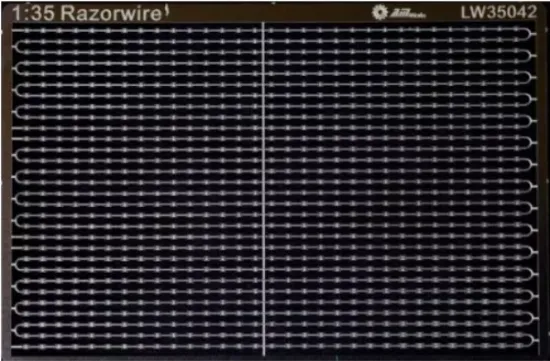 Picture of 1/35 Barbwire Type 1 Modern Razor Wire 4 Yards  - Alliance Model Works LW35042