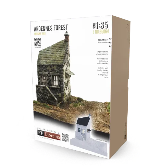 Picture of 1/35 “Ardennes Forest” [Diorama Base] - RT Diorama 35064