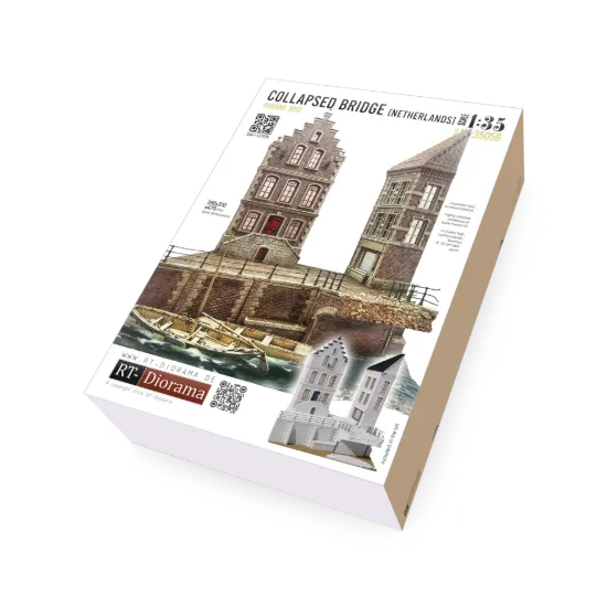 Picture of 1/35 “Collapsed Bridge” Netherlands [Diorama Base] - RT Diorama 35056