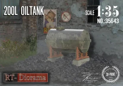 Picture of 1/35 200L Oil Tank - RT Diorama 35643