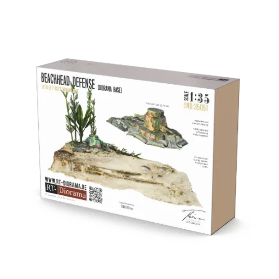 Picture of 1/35 Beachhead Defense [Diorama Base] - RT Diorama 35051
