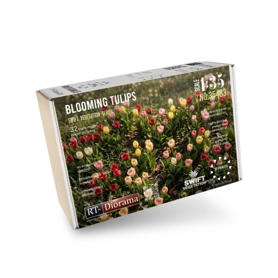 Picture of 1/35 Blooming Tulips [Swift Vegetation] - RT Diorama 35483