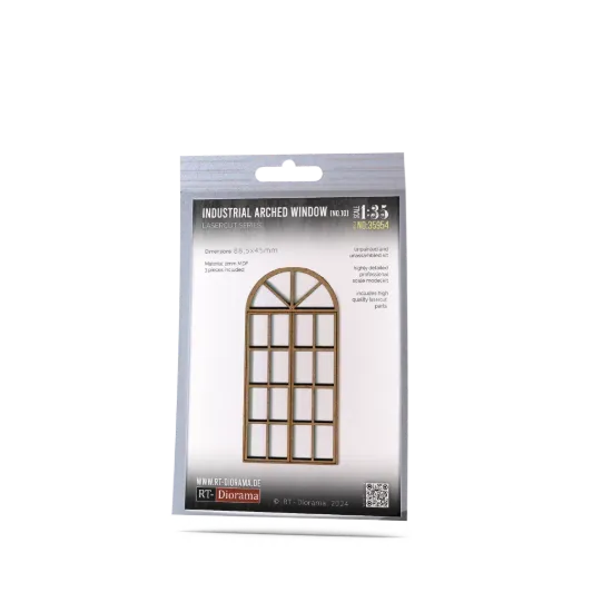 Picture of 1/35 Bogenfenster Industrie No.10 - RT Diorama 35954