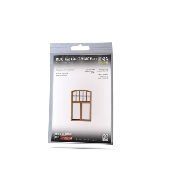 Picture of 1/35 Bogenfenster Industrie No.3 - RT Diorama 35943