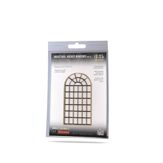 Picture of 1/35 Bogenfenster Industrie No.4 - RT Diorama 35947