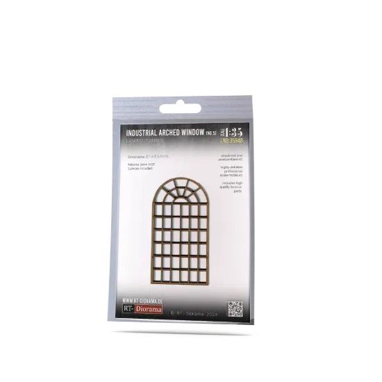 Picture of 1/35 Bogenfenster Industrie No.5 - RT Diorama 35948