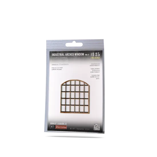 Picture of 1/35 Bogenfenster Industrie No.7 - RT Diorama 35950
