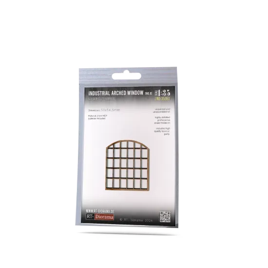 Picture of 1/35 Bogenfenster Industrie No.8 - RT Diorama 35951