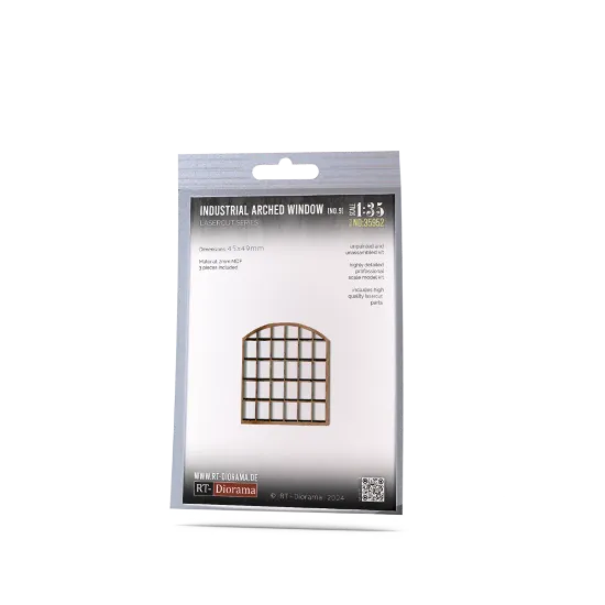Picture of 1/35 Bogenfenster Industrie No.9 - RT Diorama 35952
