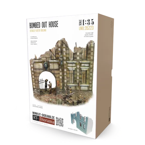 Picture of 1/35 Bombed out Houses - RT Diorama 35223