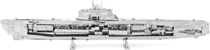 Picture of German U-Boat Type XXI 3D Metal Model Kit - Metal Earth MMS121