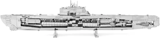Picture of German U-Boat Type XXI 3D Metal Model Kit - Metal Earth MMS121